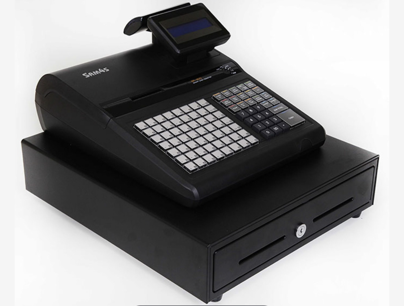 SAM4S ER945 Cash Register.      Raised Keyboard.Twin Station Printer