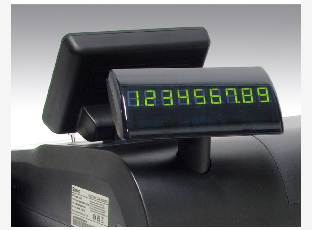 SAM4S CASH REGISTER TILL ER920. FLAT KEYBOARD 110 PLU'S